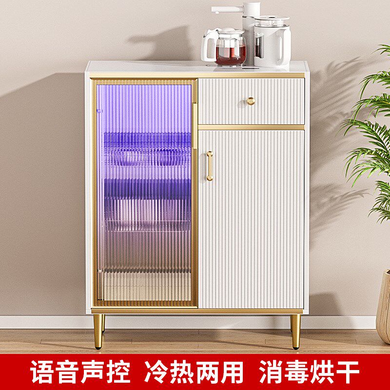 新款家用商用实木全自动茶吧机饮水机奶瓶消毒柜餐边柜茶水一体柜