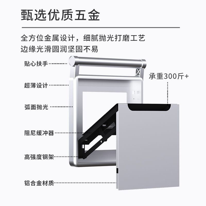 超薄折叠换鞋凳壁挂墙式入户玄关隐形穿鞋凳门口家用脚凳折叠椅子