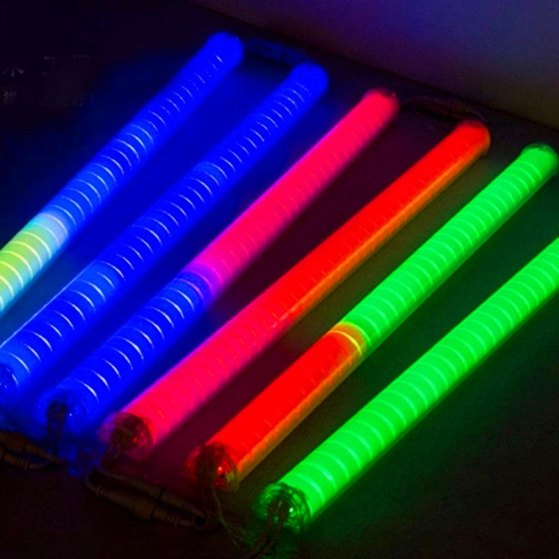 LED数码管牌匾led护栏管真六段内控外控单色七彩轮廓广告防水灯管