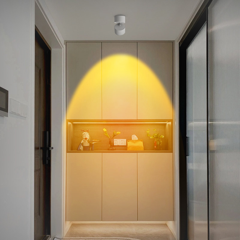 至御日不落射灯可调角度家用玄关壁画装饰氛围落日灯饰照明ZY144