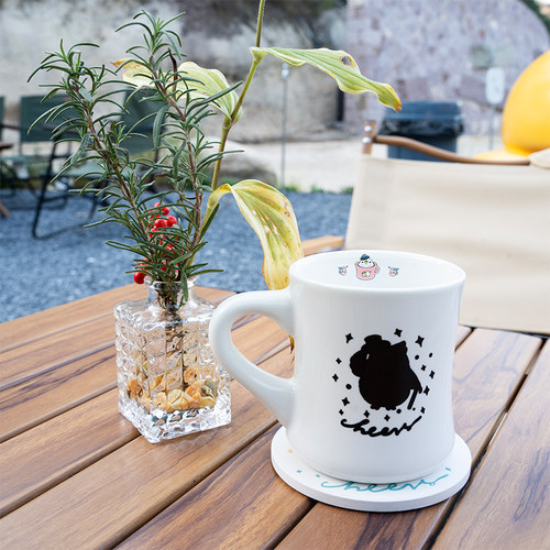千鹦鸟舍可爱卡通鹦鹉周边变色陶瓷杯家用办公室咖啡杯茶杯