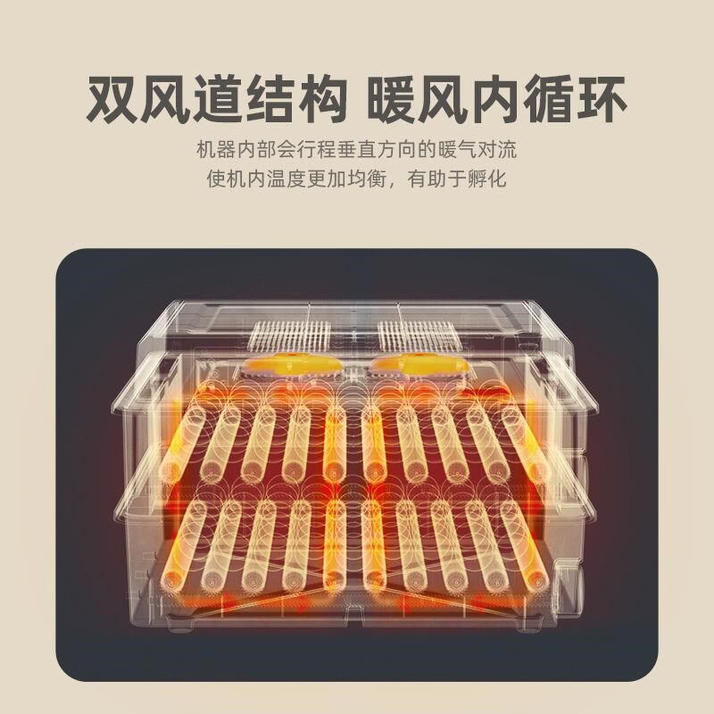 孵化器小型家用迷你孵化机智能全自动孵蛋器芦丁鸡小鸟孵化箱