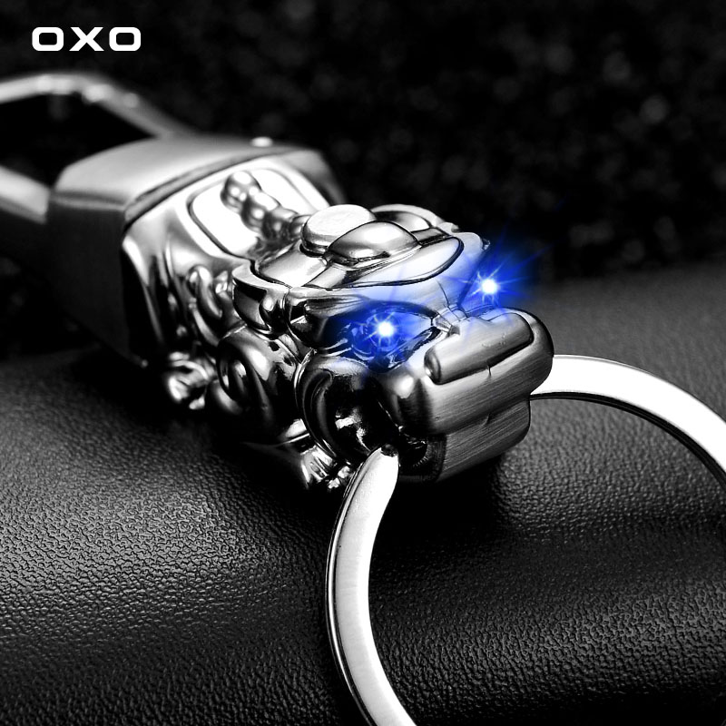 oxo 男士创意腰挂貔貅钥匙扣定制刻字情侣女汽车钥匙扣挂件钥匙圈