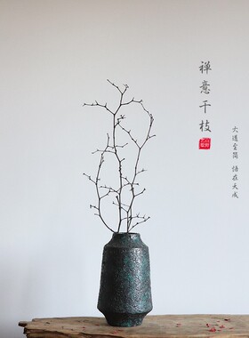 天然干枝干花枯树枝新中式禅意搭配客厅装饰花瓶摆件拍照摄影道具