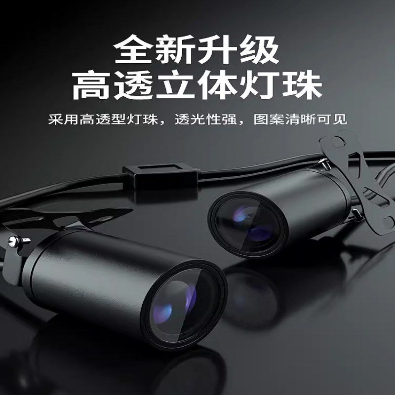 摩托车专用天使之翼电动车翅膀迎宾灯踏板仿赛复古巡航车机车改装