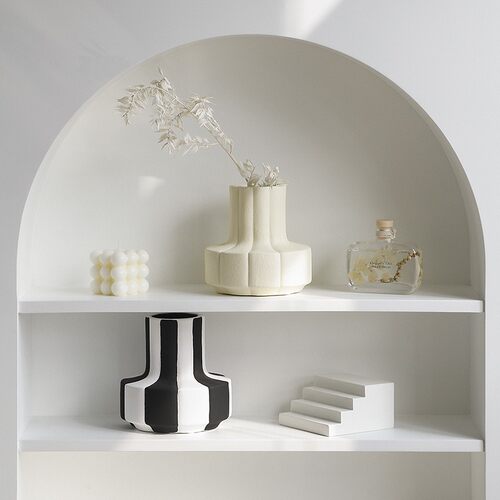 态生活陶瓷花瓶客厅文艺民宿餐桌面插花装饰摆件摆设简约风插花器