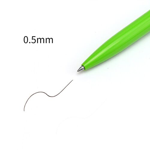 24种PANTONE色中性笔黑色笔芯0.5 ZX9简约按动中性笔碳素笔黑笔高