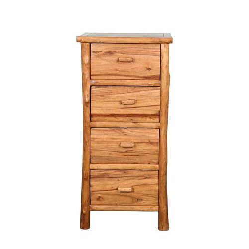 香樟木实木边柜置物柜窄柜田园斗柜立柜餐边柜原木民宿收纳储物