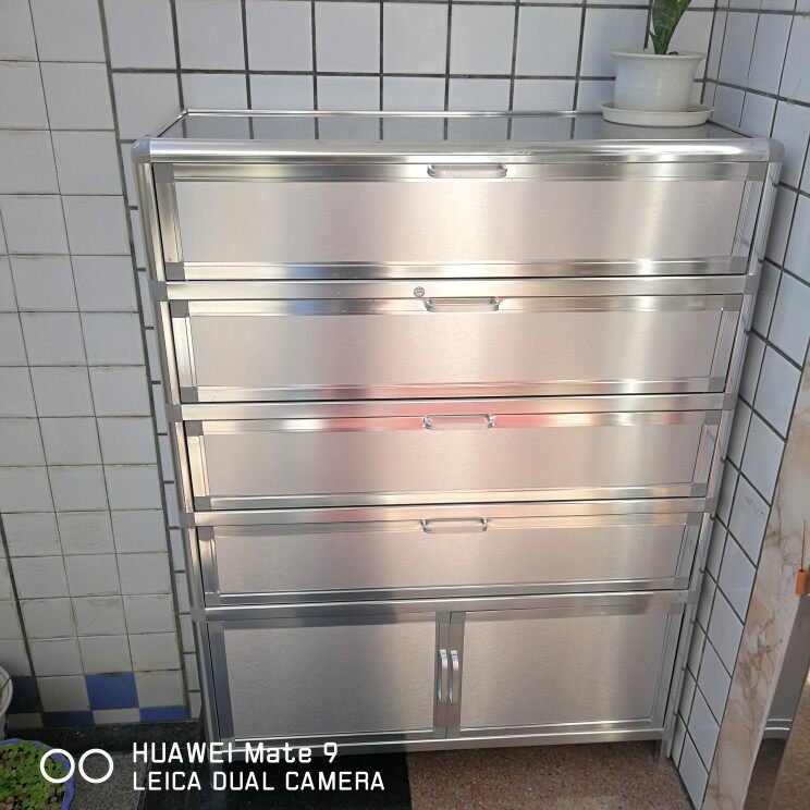 致力加厚不锈钢鞋柜家用户外防水防晒大容量阳台防尘铝合金鞋柜架