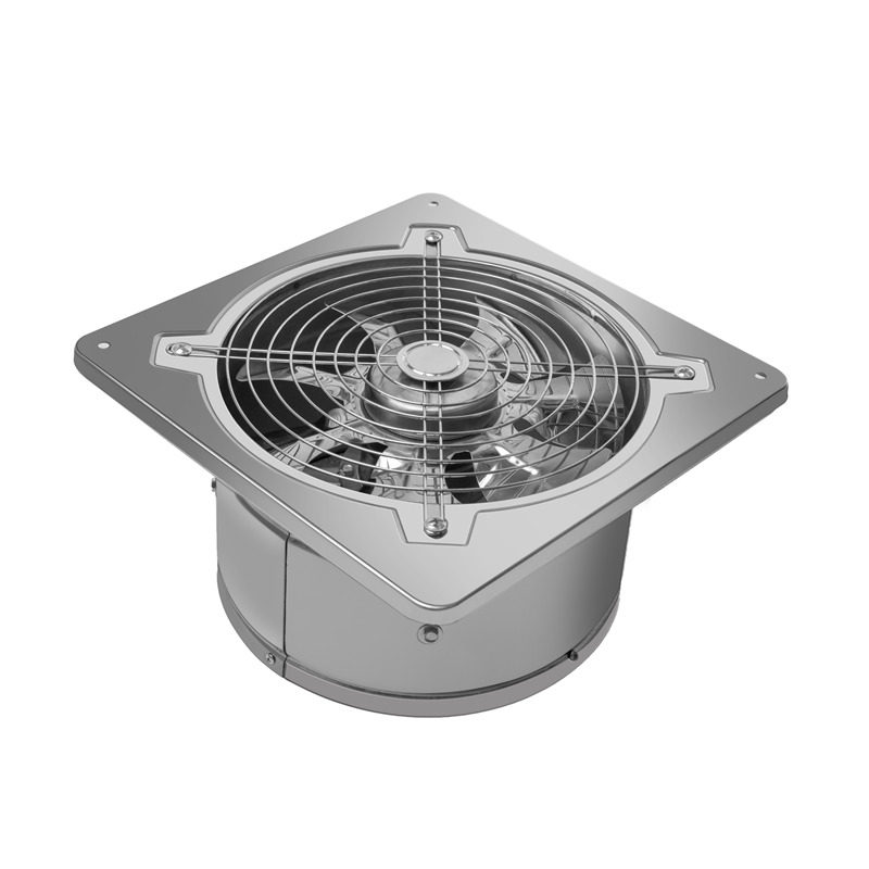 不锈钢排气扇8寸厨房强力抽油烟风机窗式静音高速换气通风扇200mm