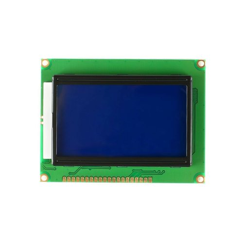 蓝屏黄绿屏 LCD12864 液晶屏带中文字库带背光12864-5V ST7920