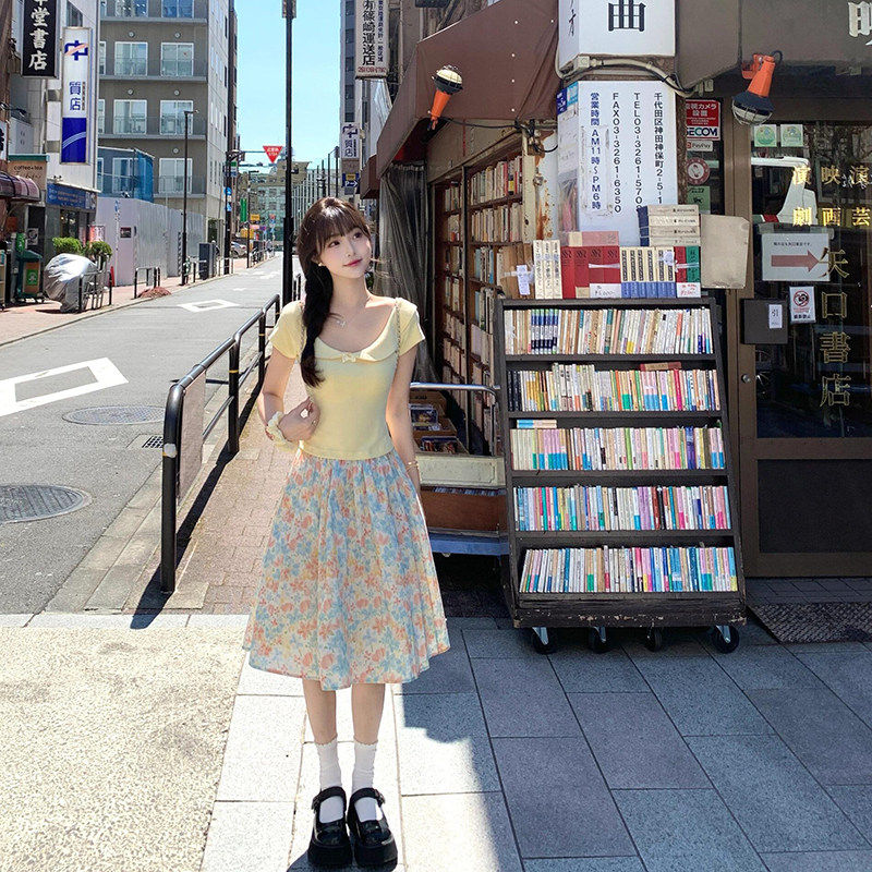日系甜美风减龄套装2025