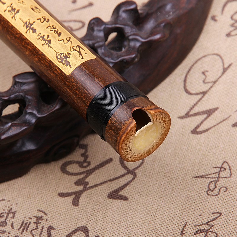 短箫68孔六八孔古朴箫紫竹箫初学专业洞箫乐器赠竖箫袋包邮萧