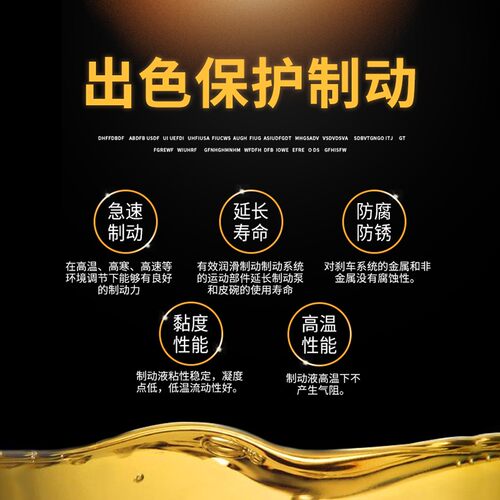 莱克901刹车油 DOT3制动液 HYZ3汽车轿车货车电动车碟刹油800克