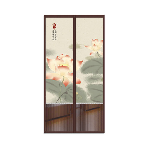 防蚊门帘魔术贴网纱全磁条隔断帘遮挡防尘吸铁自吸磁性夏季纱门