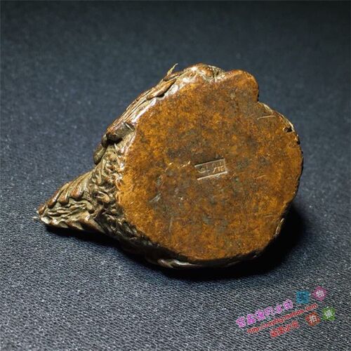 纯铜手工仿古实心紫铜茶宠小物件 团子鸡 茶道小摆件