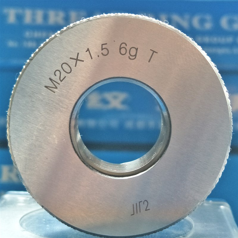 成量环规普通螺纹规川牌公制量规螺纹环规M20*1.5止通规6g/6h环规