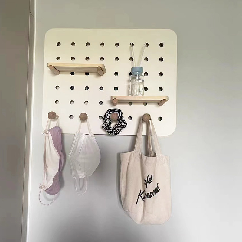 北欧电表箱装饰画客厅电箱遮挡洞洞板弱电箱电闸盒钟表装饰置物架