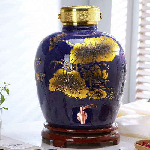 景德镇仿古陶瓷酒坛子10/20/30/50斤白酒缸酒罐密封泡酒瓶空酒壶