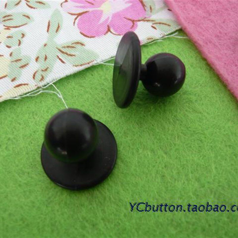 棋子扣白色黑色餐厅酒店的塑料厨师服工作袖口纽扣塑胶圆头扣子