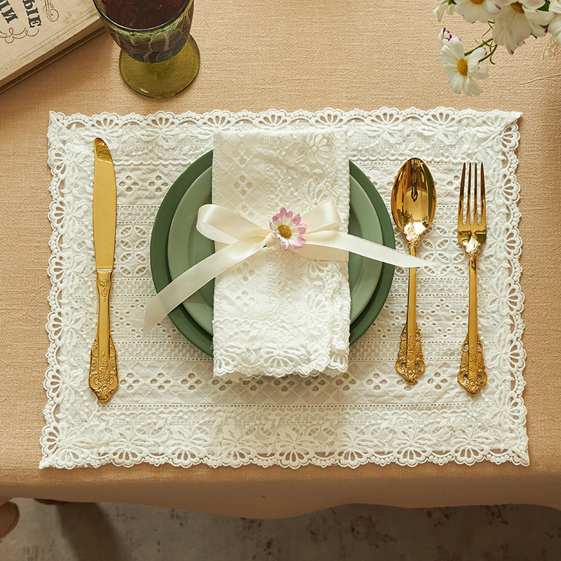 欧式棉麻餐巾餐垫法式小桌布田园风西餐布垫烘焙美食拍摄餐巾