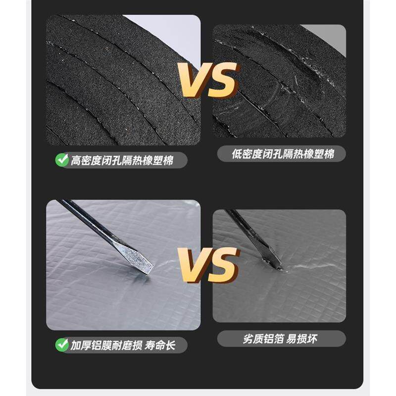 阁楼隔热棉外墙保暖棉铝箔降温棉阻燃保温棉门窗橡塑棉屋顶隔热板