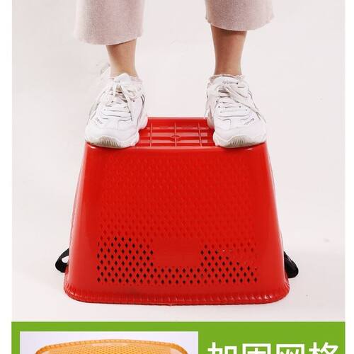 农用购物篮手提篮塑料筐超市材料篮收纳筐买菜篮子草莓采摘篮竹篓