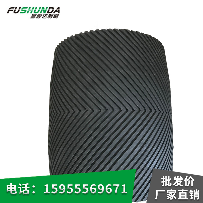 砂光辊 砂光机胶辊 橡胶辊开槽 螺旋橡胶辊 工业橡胶辊定制 耐磨