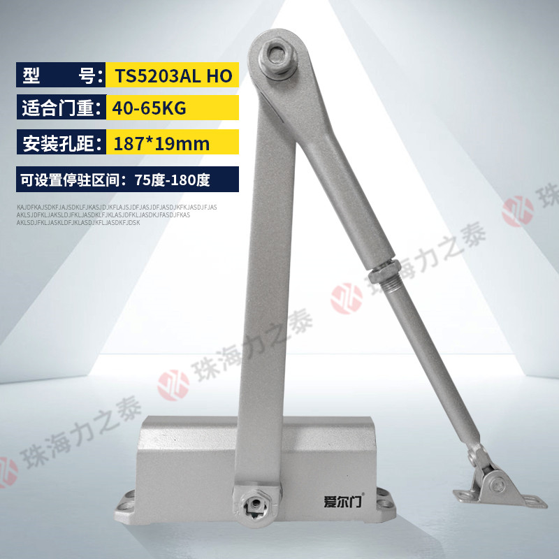 爱尔门闭门器液压缓冲自动家用关门器室外铁门防火门中号TS52静音