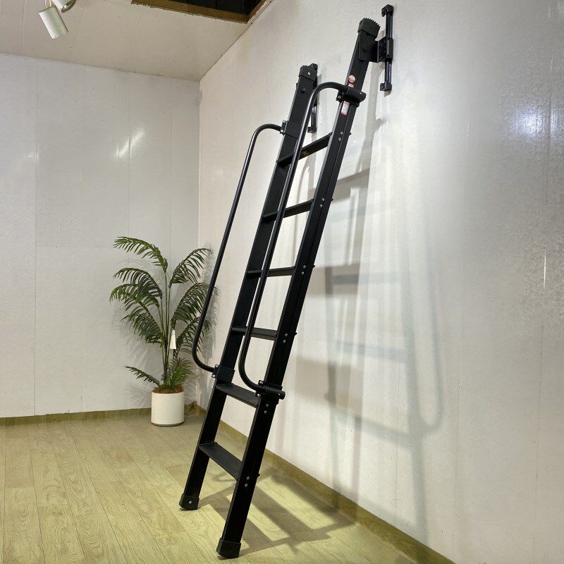 收纳靠墙梯阁楼公寓铝合金轻巧梯loft节约空间梯子家用折叠贴墙梯