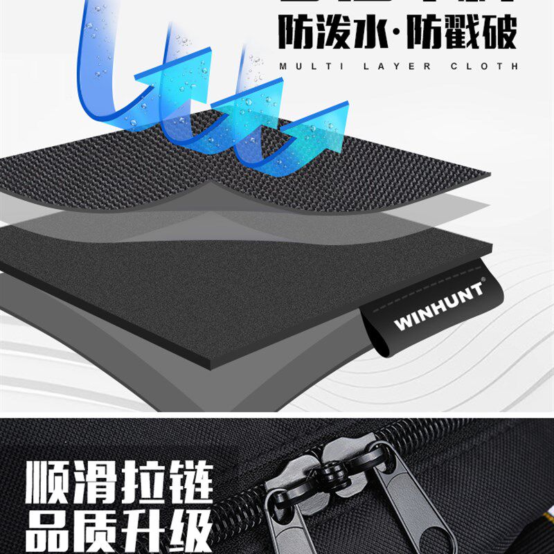 加厚双肩工具包 电工维修大容量帆布包 防水硬底电脑两用工具揹包