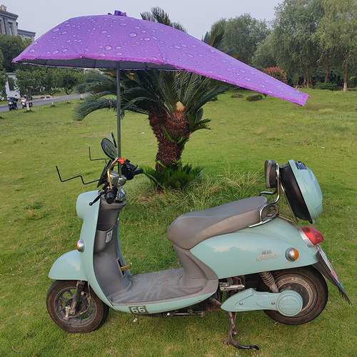 电动车雨棚蓬新款可拆安全防晒挡雨遮阳伞机车加厚遮阳雨棚