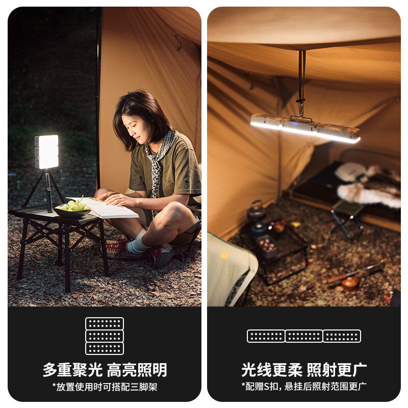挪客户外营地灯便携式帐篷照明灯超长续航强光超亮充电led露营灯