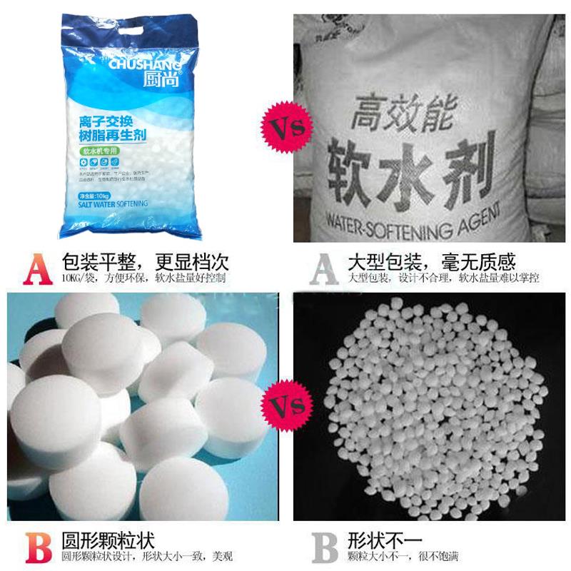 食品级软水盐软水机用交换树脂再生剂锅炉工业食品厂软化水专用盐