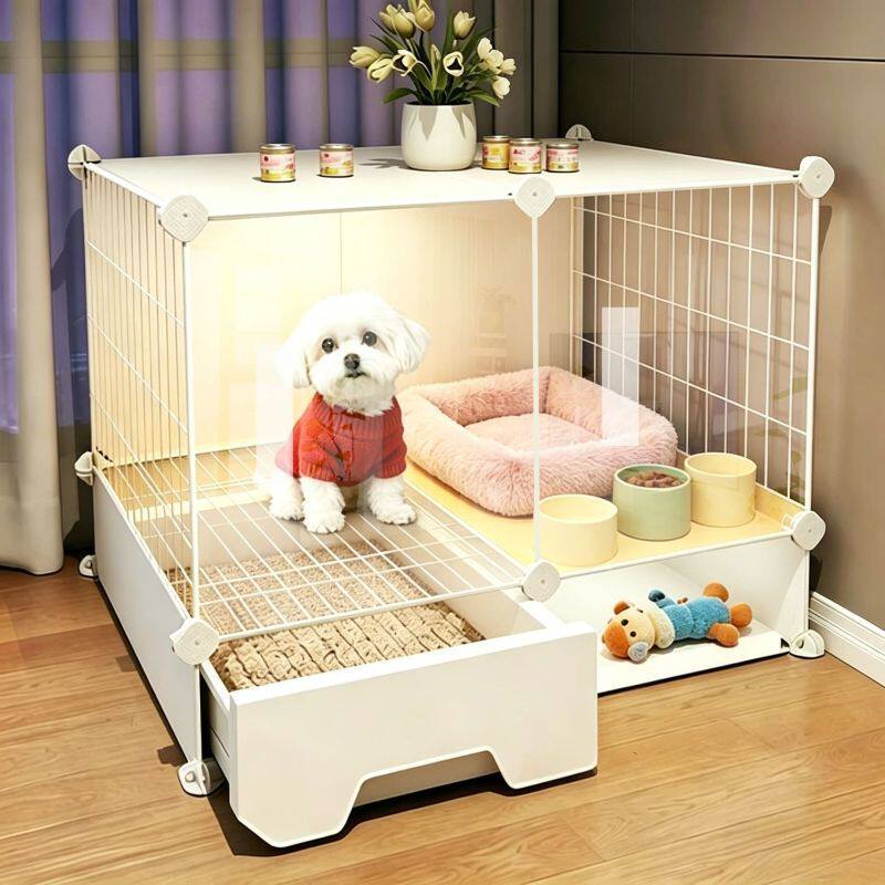 狗笼子小型犬带厕所分离一室一厅