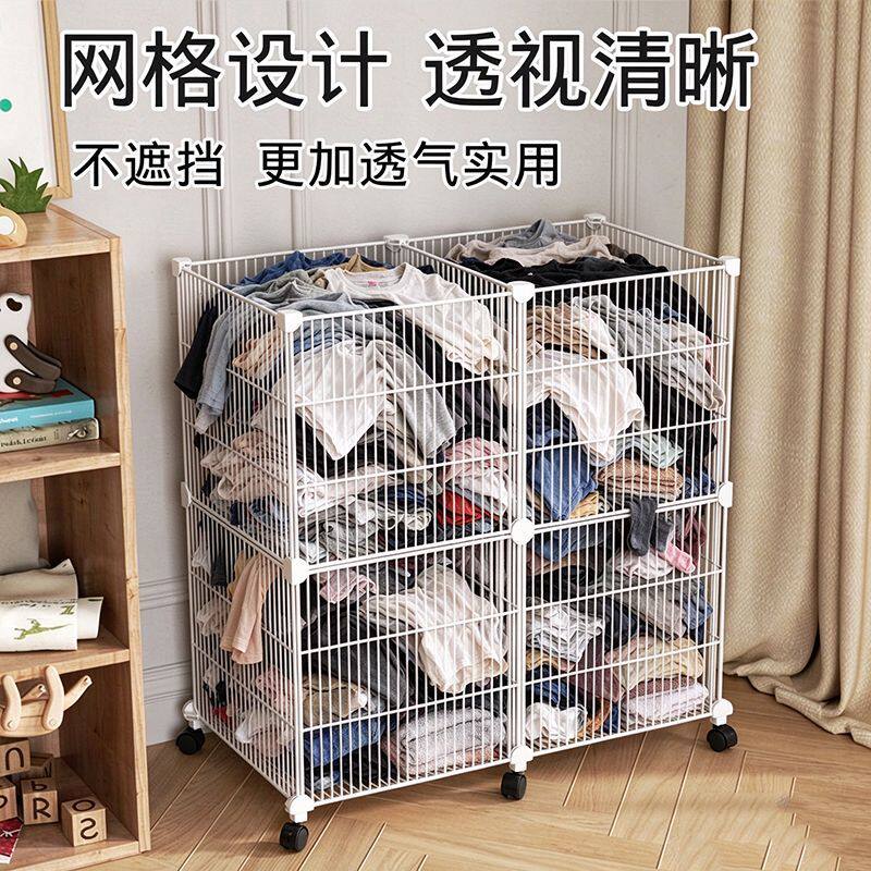 脏衣篓家用带轮推车带轮收纳篮网红脏衣篮放换洗衣服瑜伽垫收纳筐
