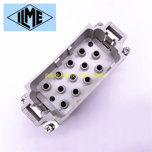 ILME重载连接器 意尔玛航空插头 CXM 12/2  12芯 40A大电流12针