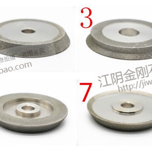 13型铣刀研磨机钻头金刚石砂轮 电镀CBNSDC斜角磨轮  机床X3X5