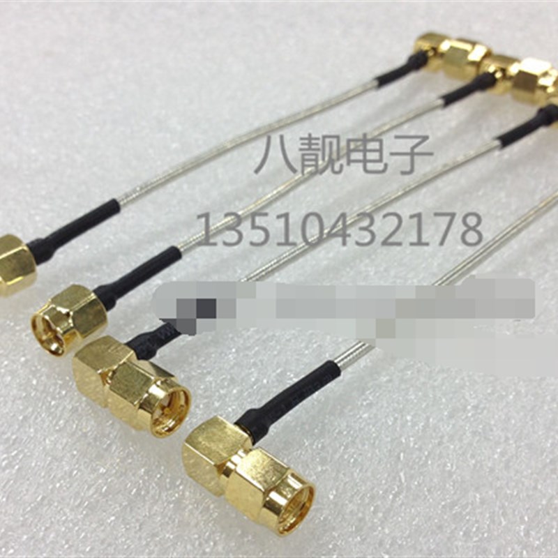 半柔线连接线高频款SMA公转SMA弯公头百通1673A RG402定做图片