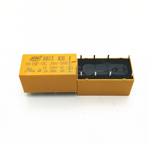 全新原装汇科继电器HK19F-DC3 5 9 12 24V-SHG  两开两闭8脚2A!