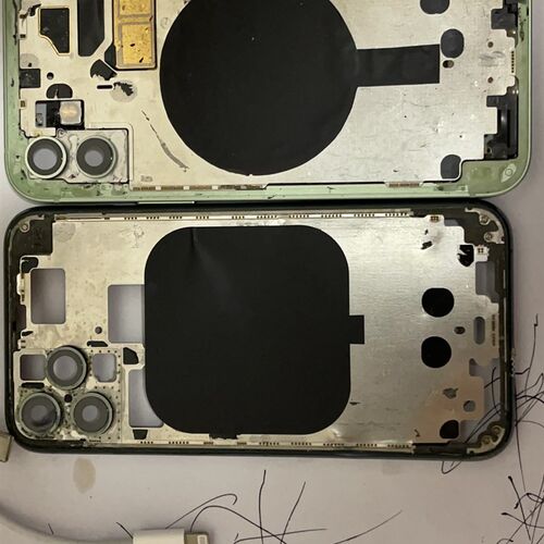 蓝锐 无线充保护贴纸适用于更换后玻璃8 Xs以上11 12Promax绝缘贴
