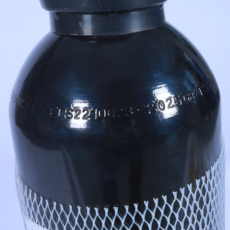 氮气瓶4/10/15L升钢瓶黑色高压罐新瓶安诚国标QF-2工业用便携