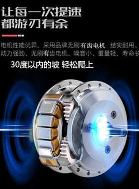 20 22 24寸电机总成36伏48V电动自行车60V锂电通用前驱后轮组马达