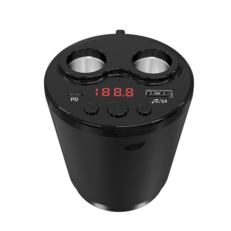 车杯车充蓝牙 车载充电器蓝牙 FM发射器