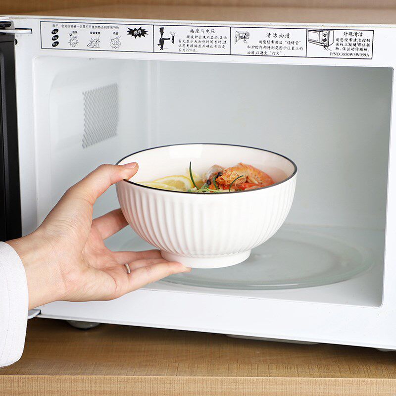 纯白简约16件陶瓷碗家用2025新款碗盘套装碗碟餐具套装碗盘套装