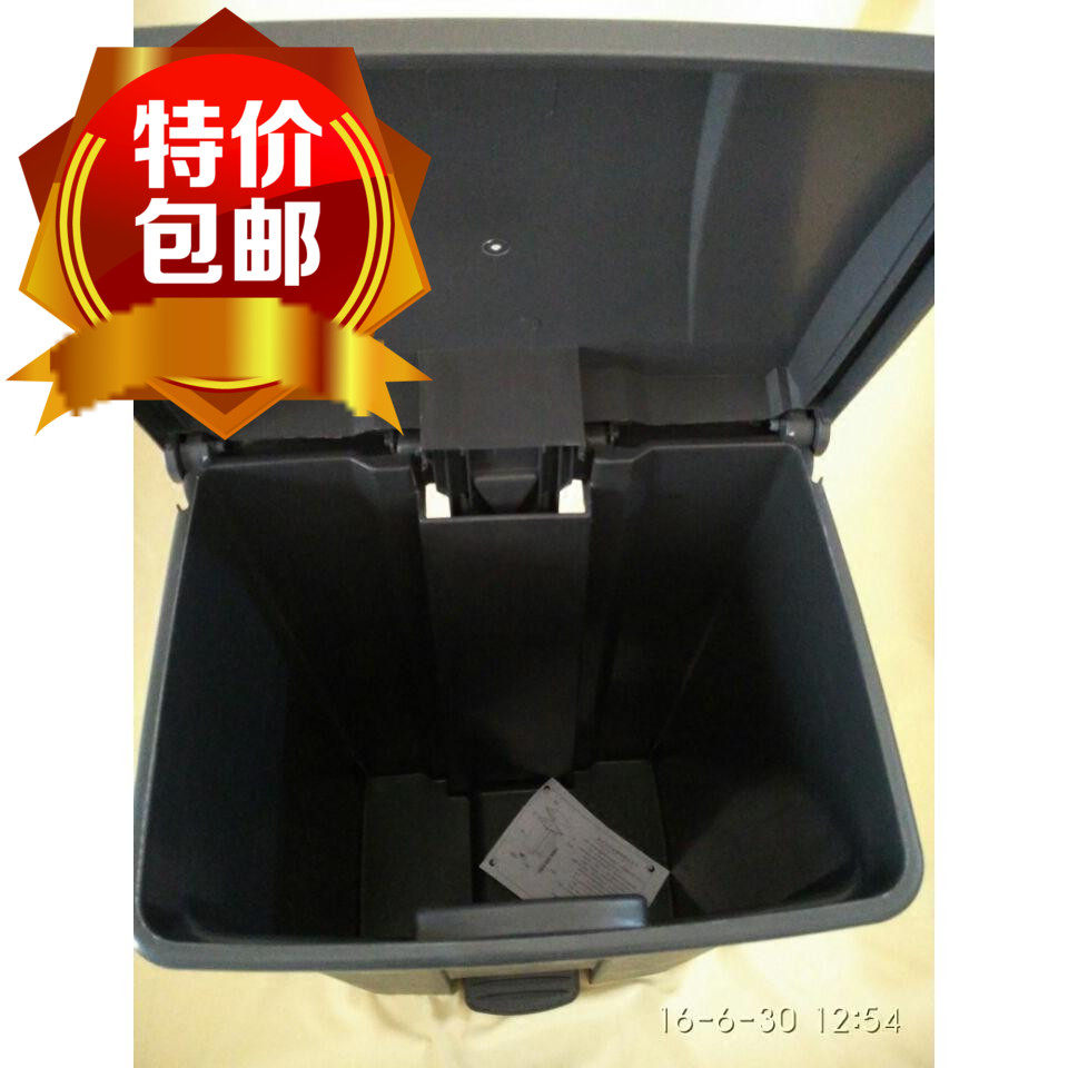 包邮加厚医疗废物垃圾桶脚踩踏式灰色生活塑料环保桶肯德基推荐品