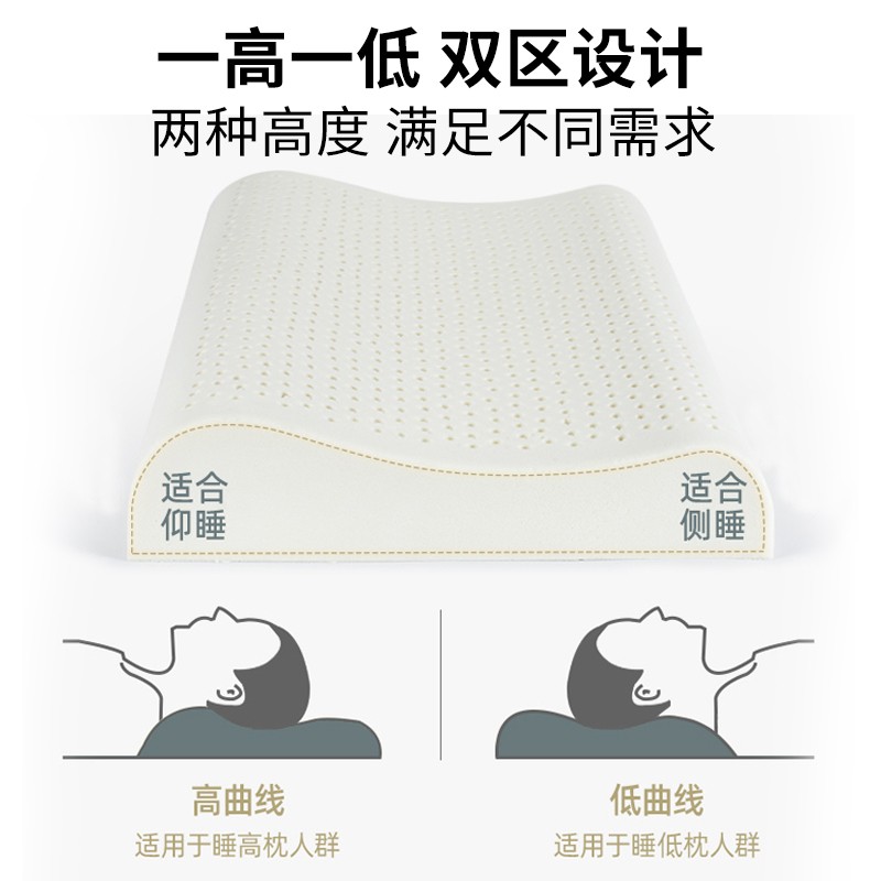 天然乳胶军绿色枕头部队枕头橄榄绿火焰蓝枕套单人宿舍护颈乳胶枕