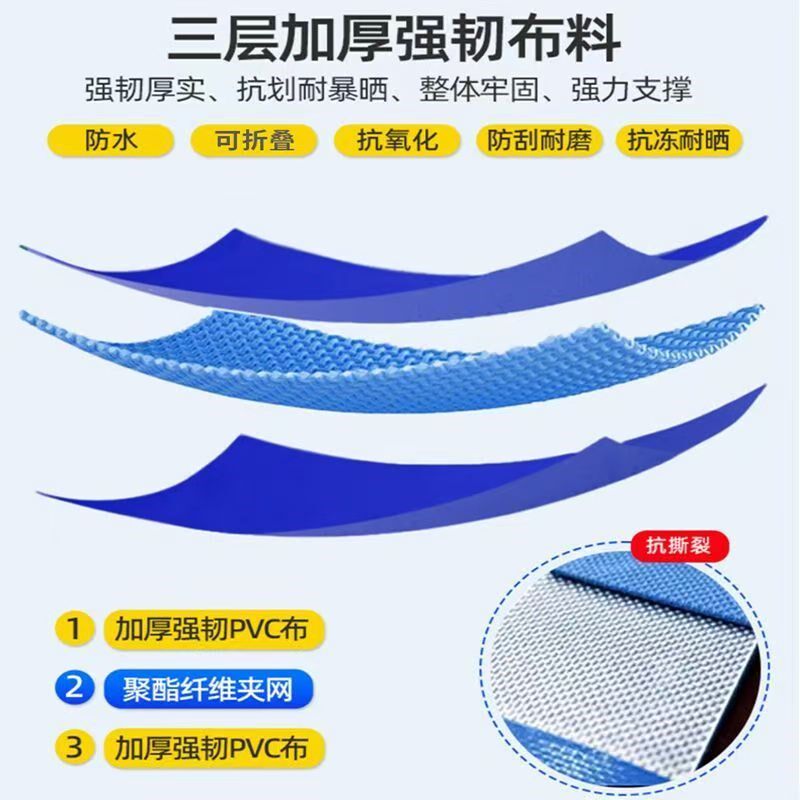 车载水袋大容量水囊软体储水袋农用浇地抗旱救灾桥梁预压折叠液袋