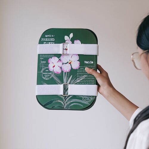 压花器材料包幼儿园亲子diy手工树叶水果片干花制作押花器压花板