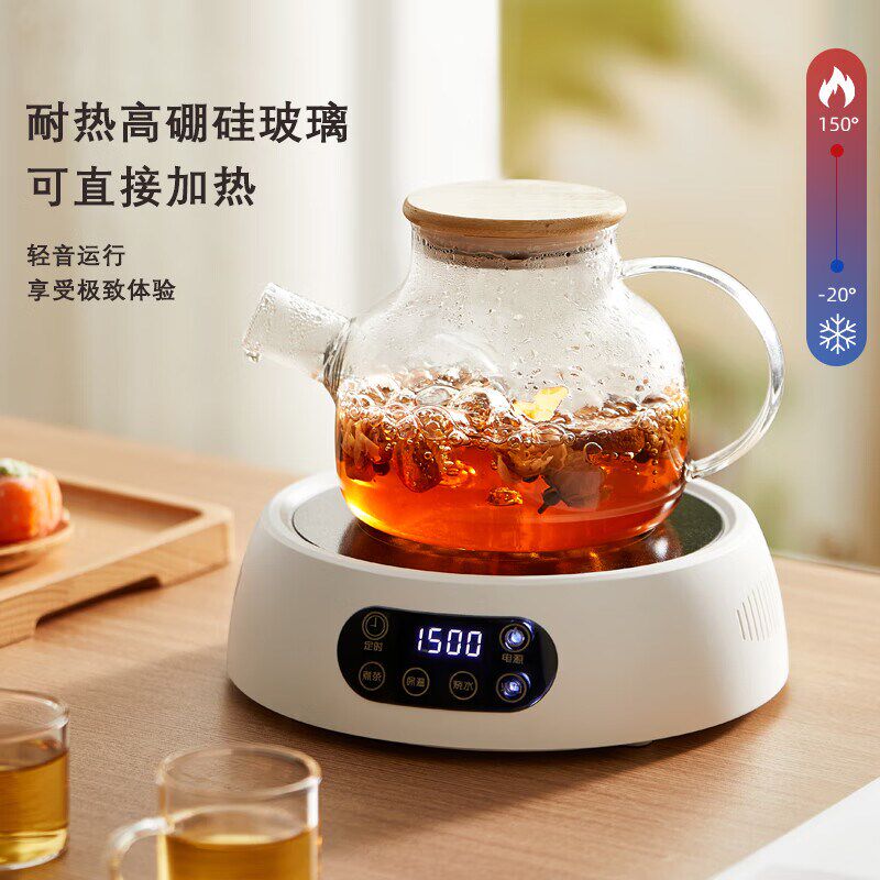 玻璃煮茶壶围炉泡茶家用烧水壶明火电陶炉煮茶花茶壶养生煮茶器